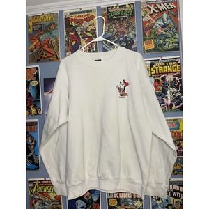 1993 Vintage Droopy Dog White Crewneck Size XL